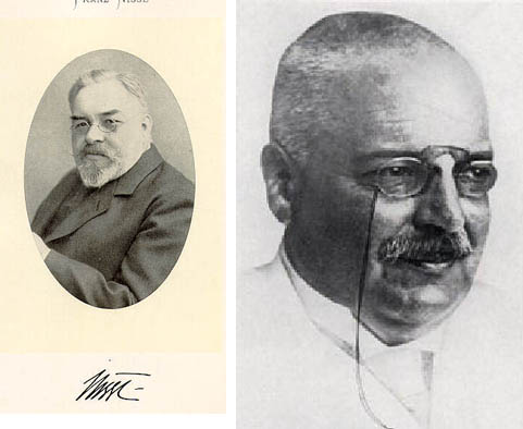 Franz Nissl  und
                 A. Alzheimer